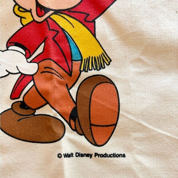 Vintage Mickey Mouse Walt Disney Productions Canvas Tote Bag - NWOT - Picture 2 of 5